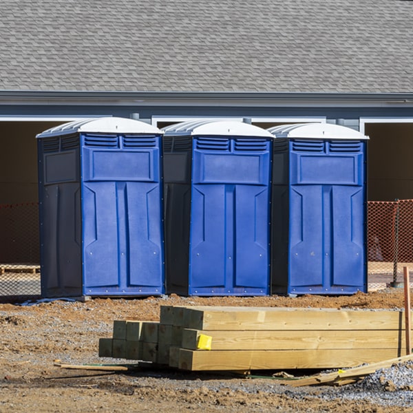 how can i report damages or issues with the portable restrooms during my rental period in Buck Grove Iowa